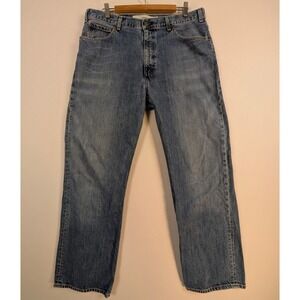 Vintage GAP Jeans Men 38x32 (37x30) Blue Medium Wash Loose Fit Baggy 90s EUC